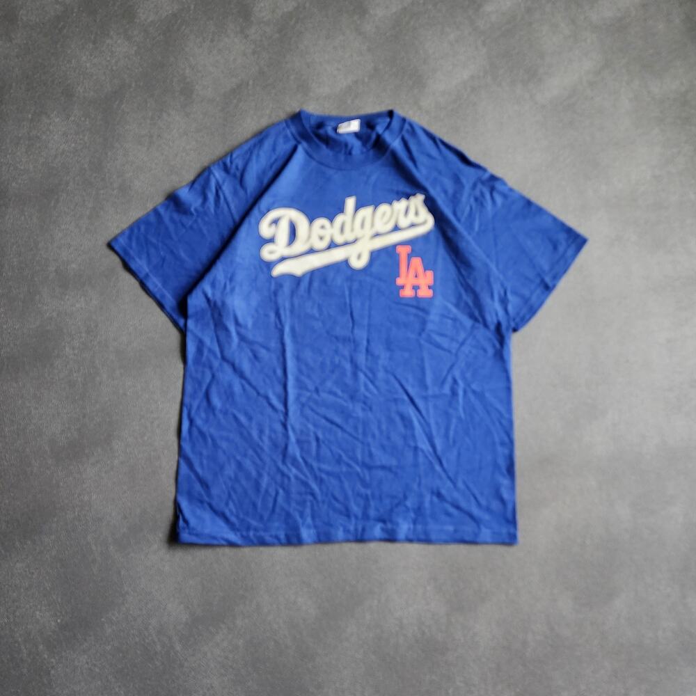 Vintage Los Angeles Dodgers MLB Lee Blue Shirt Large